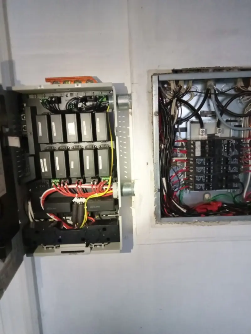 Electrical panel upgrade completed for Indoor Lighting Installation in Rolesville